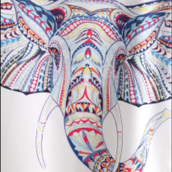 Aztec Print Elephant Tee - Picture 5 of 5